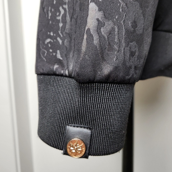 Black Sweatshirt with Peacock and Floral Design - Picture 8 of 11